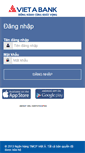 Mobile Screenshot of ebanking.vietabank.com.vn